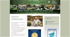 Desktop Screenshot of landhaus-julia.de